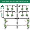 Kit d'irrigation goutte à goutte pour jardin : système automatique complet de 340 pièces, 55m+15m - idéal pour pelouse, serre et plantes – Image 4