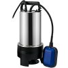 Pompe de Relevage Eaux Chargées 1100 W pour Piscine Cave Fosse Septique - Pompe Immergée Vide Eaux Sales Usées – Image 9