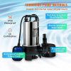 Pompe de Relevage Eaux Chargées 1100 W pour Piscine Cave Fosse Septique - Pompe Immergée Vide Eaux Sales Usées – Image 4